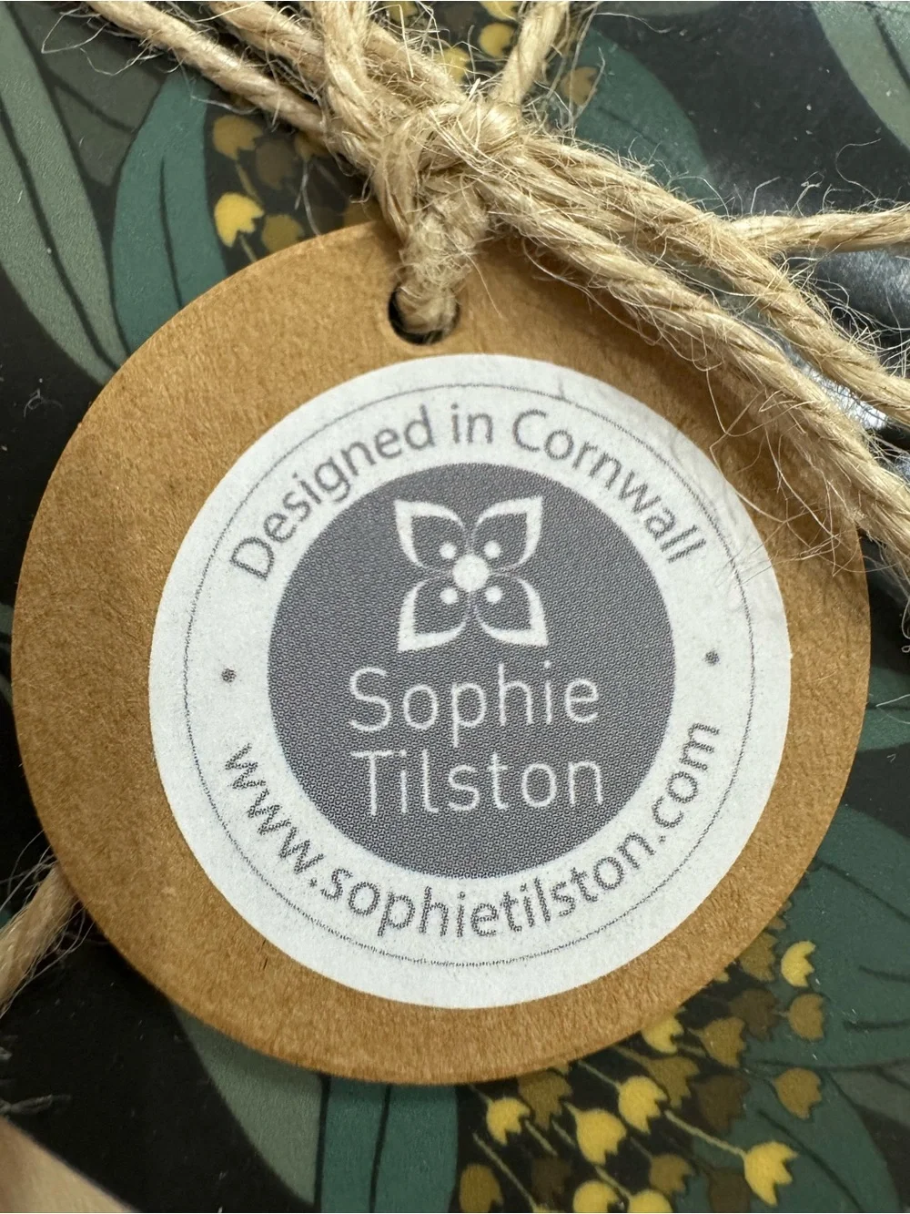 Dark Green Floral Sophie Tilson Coasters - Set